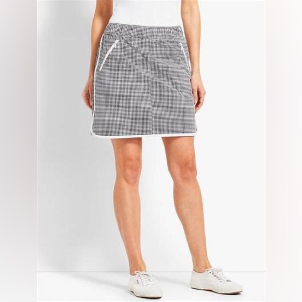 EUC Talbots Gingham Skort